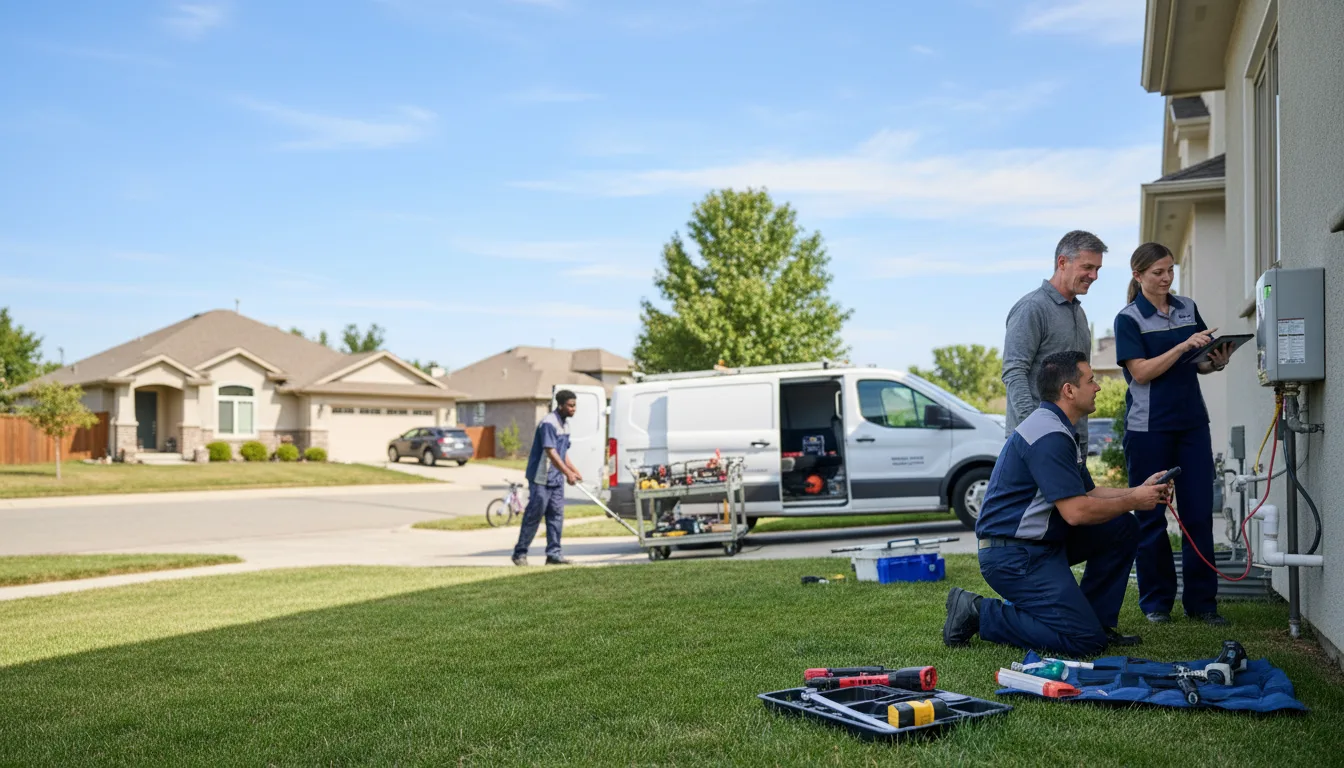Tankless water heater service in Vermillion, SD